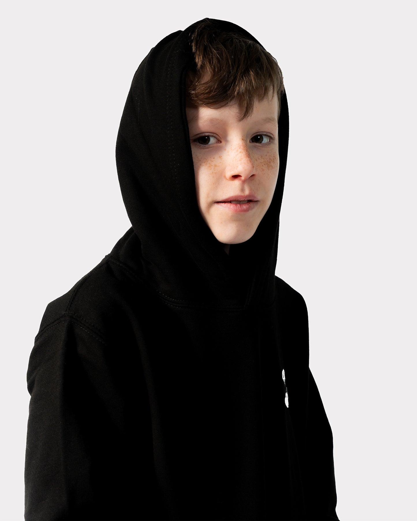 Space Returns KIDS Hoodie - Black w Logo/ Backprint