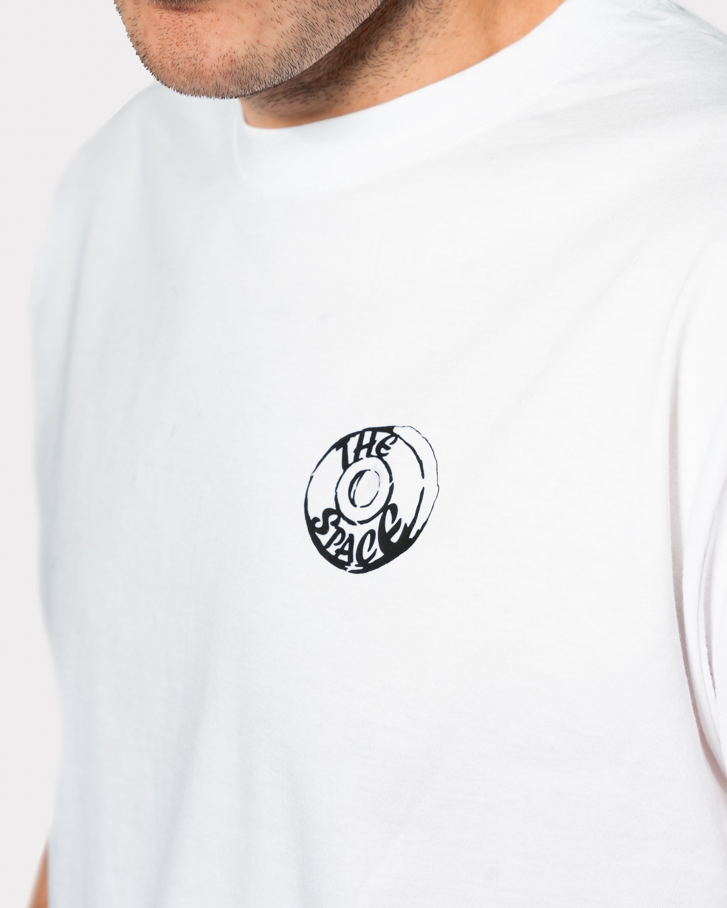 Space Returns Tee - White w Logo/ Backprint